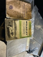 2x Vintage Wolseley Driver’s Manuals-1960s, (Fifteen hundred) (FifSixteen/Sixty)