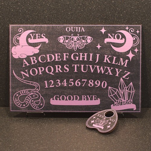 Purple moon ouija board - moon,