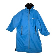 Turquoise Ladies Changing Robe with Black Lining. Swimming. Surfing. Beach.