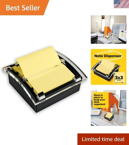 Pop note dispenser black - up,