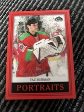 Cardiff Devils Blindside Trading Cards. 2024/25. Series 2. PT5. Taz Burman. 