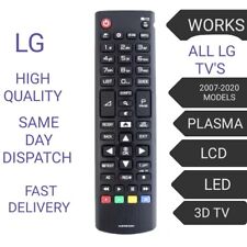 UNIVERSAL LG TV REMOTE WORKS ALL LG TV: PLASMA/LCD/LED/3D MODELS: ( 2007-2025) 