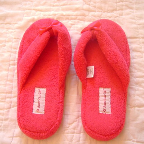 American girl saige slippers - american,