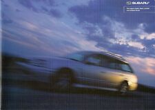 Subaru Legacy Estate & Outback 2001-03 UK Market Sales Brochure GL Sport GX