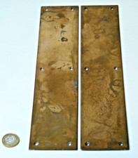 PAIR ANTIQUE BRONZE/COPPER