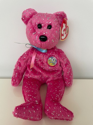 Beanie baby hot pink decade - ty,