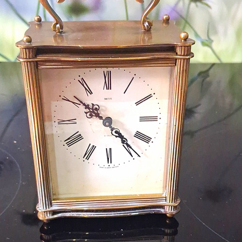 Smiths carriage clock brass - clock,,