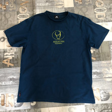 Mountain Equipment Blue Graphic Print Short Sleeve T-Shirt Size Mens UK Large