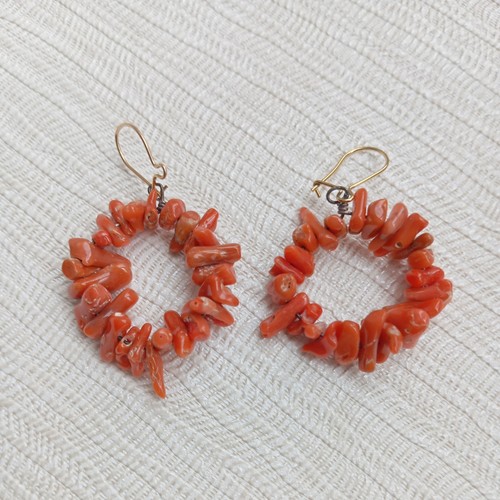 Vintage salmon colour natural - vintage,