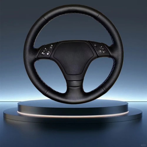 Black artificial leather - black,