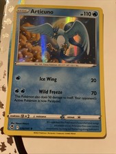 Pokémon Articuno TCG Silver Tempest Reverse Holo Card 036/195
