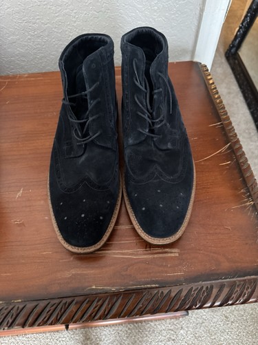 Ecco mens vitrus blue suede - mens,