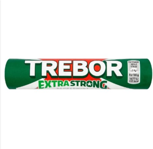 Trebor extra strong - strong, peppermint
