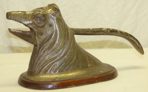 Cast iron dog nutcracker - iron,