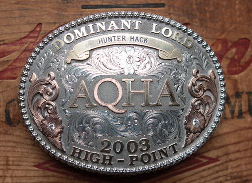Sterling silver aqha dominant - aqha,