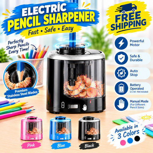 Electric pencil sharpener - pencil,