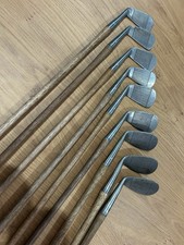 Hickory shafted golf clubs