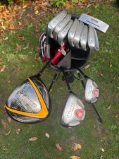 FULL RIGHT HAND WILSON GOLF SET WITH CLEVELAND STAND BAG. FREE UK  POST