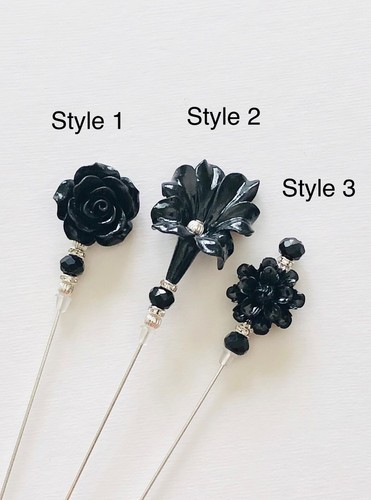 Handmade black flower - handmade,