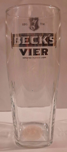 Becks vier beer pint - becks, vier/beer