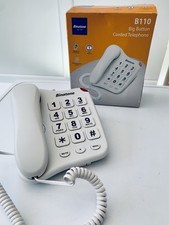 Binatone Big Button Corded Telephone B110 New Boxed Opened Never Used