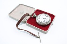 Vintage Thomas Russell & Sons Railroad Style Pocket Watch Hand Wind Working