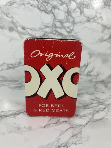 Vintage oxo stock - cube, tin