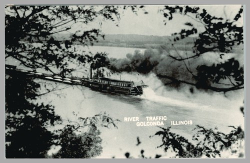 River traffic steamboat - river, and