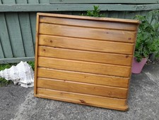 A Vintage rustic  wooden Draining Board,  Belfast or  Butler.