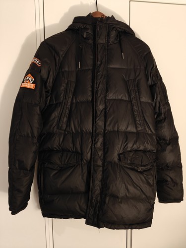 Superdry black down waterproof - superdry,