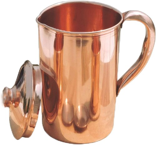 Pure copper water jug - jug, smooth