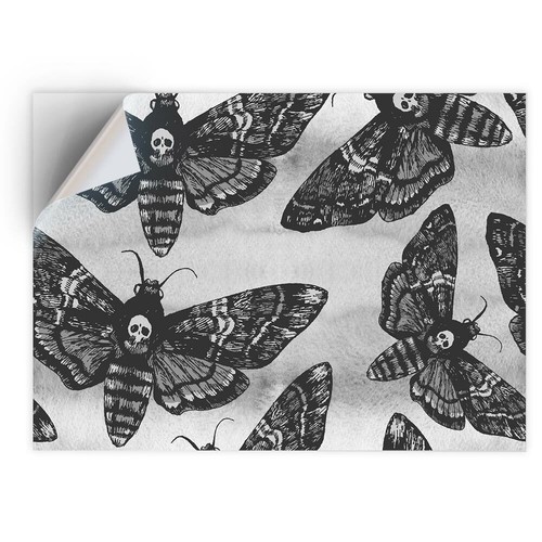 Vinyl sticker bw - x,