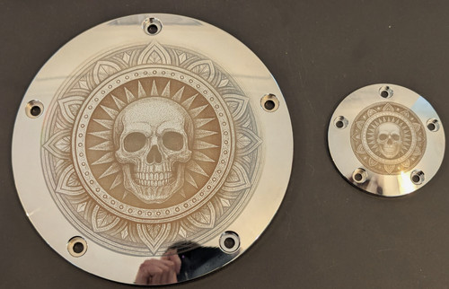 Custom engraved derby cover - engraved,