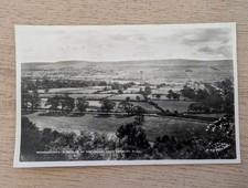 Wensleydale from Leyburn Shawl - Real Photo Postcard - Walter Scott - Yorkshire