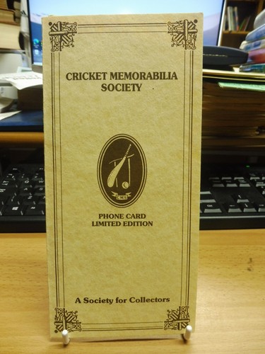 Cricket memorabilia society - cricket,