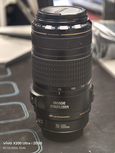Canon 300mm is - 70-300mm, usm