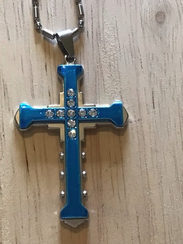 Blue and silver - and,