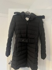 Womans Zara Black Padded Coat