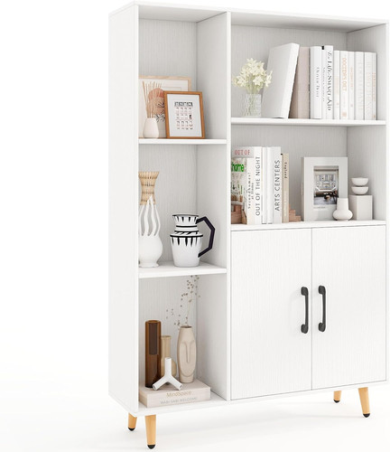 Wooden bookcase free standing - wooden, bookcase,