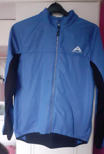 Altura Cycling Jacket Mens  STRETCH FIT  Blue BLACK  WINDPROOF PANELS BREATHABLE