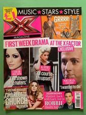 X-FACTOR magazine 13-October-2010 Charlotte Church Cyndi Lauper Robbie Williams