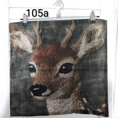 Christmas deer head flat - flat, 2d