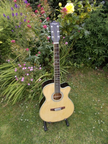 Electro acoustic guitar with - guitar,