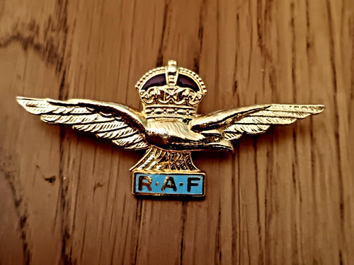 Raf regiment enamel badge - badge,