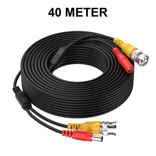 40m bnc video power cable - cable, cctv