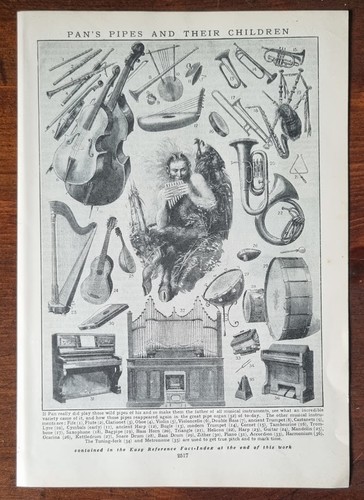 Vintage music print 1935 - -, pan