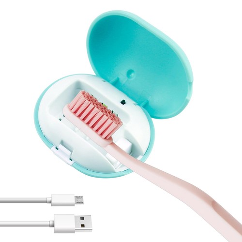 Sanitizer toothbrush case - uv,