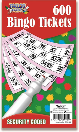 Jumbo bingo book pad 480 - pad,