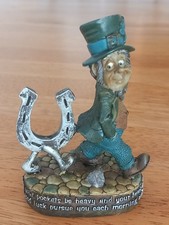  Declan’s Finnian Blarney Stone "Good Luck Follows" Leprechaun Figurine