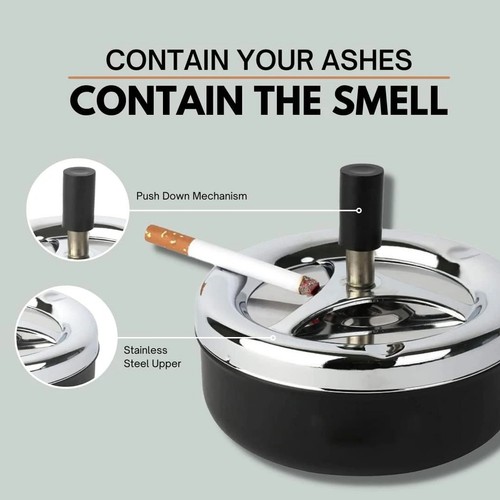 Stainless steel push down - stainless,